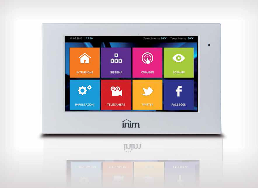 Touchscreen Alien INIM SmartLiving